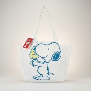 Peanuts Snoopy Woodstock Tote Bag Canvas From Japan Comics Retro NWT